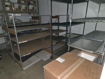 LARGE CAPACITY DEEP FREEZER-APPROXIMATELY 24' X 24' X 12'-SINGLE DOOR+CONTENTS - 3