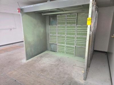 PAINT SPRAY BOOTH; APPROXIMATELY 9' X 9' X 8'; AMEREX FIRE SUPPRESSION SYSTEM - 2