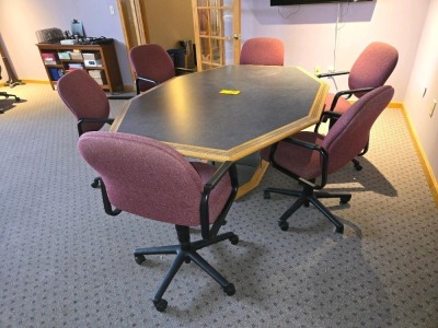 CONFERENCE TABLE & CHAIRS - 2
