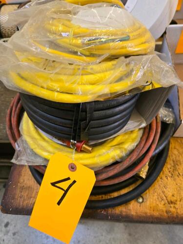 LOT AIR HOSES AND EXTENSION CORDS