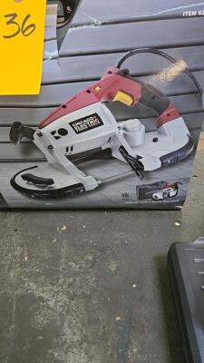 CHICAGO ELECTRIC POWER TOOLS VARIABLE SPEED BAND SAW KIT; 5" X 5" DEEP CUT; NEW IN BOX - 2