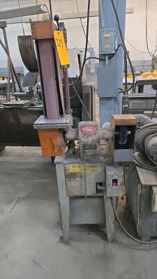 HAMOND ABRASIVE BELT GRINDER-POLISHER; 4" BELT; MODEL 60 D; 1984 - 2
