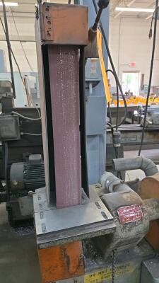 HAMOND ABRASIVE BELT GRINDER-POLISHER; 4" BELT; MODEL 60 D; 1984 - 3