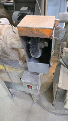 HAMOND ABRASIVE BELT GRINDER-POLISHER; 4" BELT; MODEL 60 D; 1984 - 4