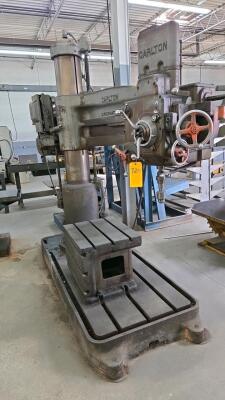 CARLTON RADIAL ARM DRILL; 11" COLUMN X 4' ARM - 2
