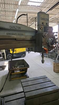 CARLTON RADIAL ARM DRILL; 11" COLUMN X 4' ARM - 4