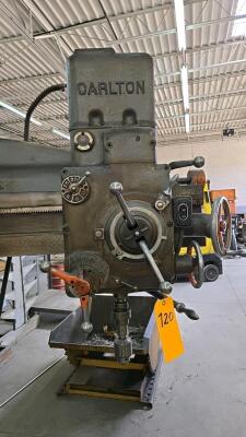 CARLTON RADIAL ARM DRILL; 11" COLUMN X 4' ARM - 5
