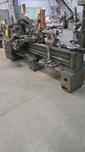 MEUSER ENGINE LATHE; APPROXIMATELY 12" X 48" C.C.'S