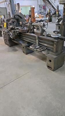MEUSER ENGINE LATHE; APPROXIMATELY 12" X 48" C.C.'S