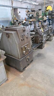 MEUSER ENGINE LATHE; APPROXIMATELY 12" X 48" C.C.'S - 2