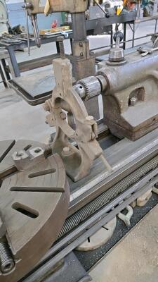 MEUSER ENGINE LATHE; APPROXIMATELY 12" X 48" C.C.'S - 7