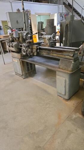 SEBASTIAN ENGINE LATHE; APPROXIMATELY 10" X 36" C.C.'S
