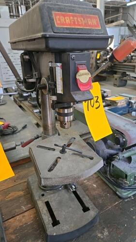 CRAFTSMAN BENCH TOP DRILL PRESS; 9"