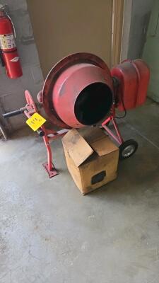 CENTRAL MACHINERY MINI CEMENT MIXER & MEDIA STONES