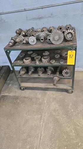 LOT HORIZONTAL TOOL HOLDERS AND CUTTERS