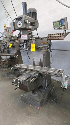 LAGUN REPUBLIC VERTICAL MILLING MACHINE; MODEL FTV-2
