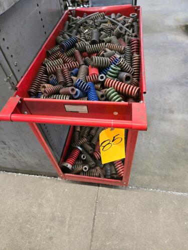 LOT COIL SPRINGS AND CART