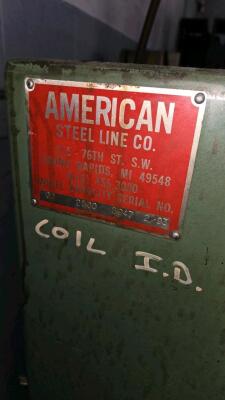 AMERICAN STEEL LINE COIL REEL; MDL. 60; 2,500 LB. CAPACITY; YEAR 1993 - 4