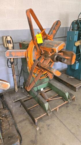 AMERICAN STEEL LINE COIL REEL; MDL. 60; 1,000 LB. CAPACITY; YEAR 1993