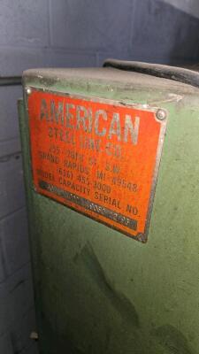 AMERICAN STEEL LINE COIL REEL; MDL. 60; 1,000 LB. CAPACITY; YEAR 1993 - 3