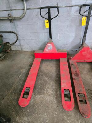 PALLET JACK; 4,000 LB. CAPACITY; (1) ONLY