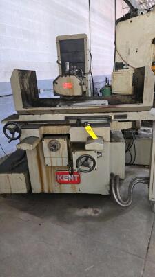 KENT HORIZONTAL AUTOMATIC HORIZONTAL SURFACE GRINDER; MDL. KGS-406AHD; S/N 340306-2-P; YEAR 1984 - 2