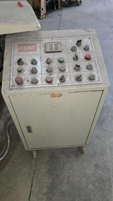 KENT HORIZONTAL AUTOMATIC HORIZONTAL SURFACE GRINDER; MDL. KGS-406AHD; S/N 340306-2-P; YEAR 1984 - 5