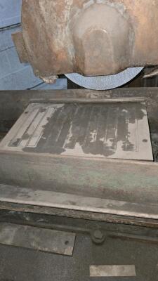 ABRASIVE MACHINE TOOL HAND FEED HORIZONTAL SURFACE GRINDER; MDL. #1 1/2 - 4