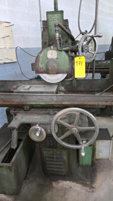 ABRASIVE MACHINE TOOL HAND FEED HORIZONTAL SURFACE GRINDER; MDL. 1 1/2; W/ MAGNA LOCK ELECTRO-MAGNETIC CHUCK; ELECTRO-MATIC CHUCK CONTROL - 3