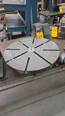 TROYKE ROTARY TABLE; MDL. T-21; LOT #3628-12 - 2