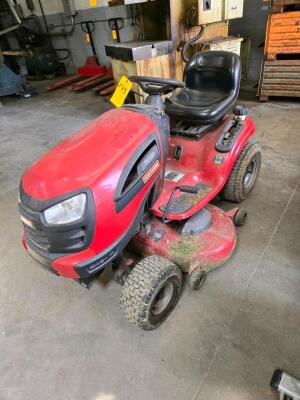 CRAFTSMAN RIDING GAS LAWN MOWER; MDL. YT 4000