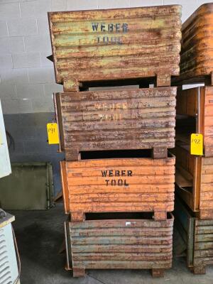 LOT STEEL BINS