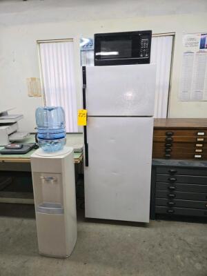 KENMORE REFRIGERATOR, HAMILTON BEACH MICROWAVE & WATER COOLER - 3